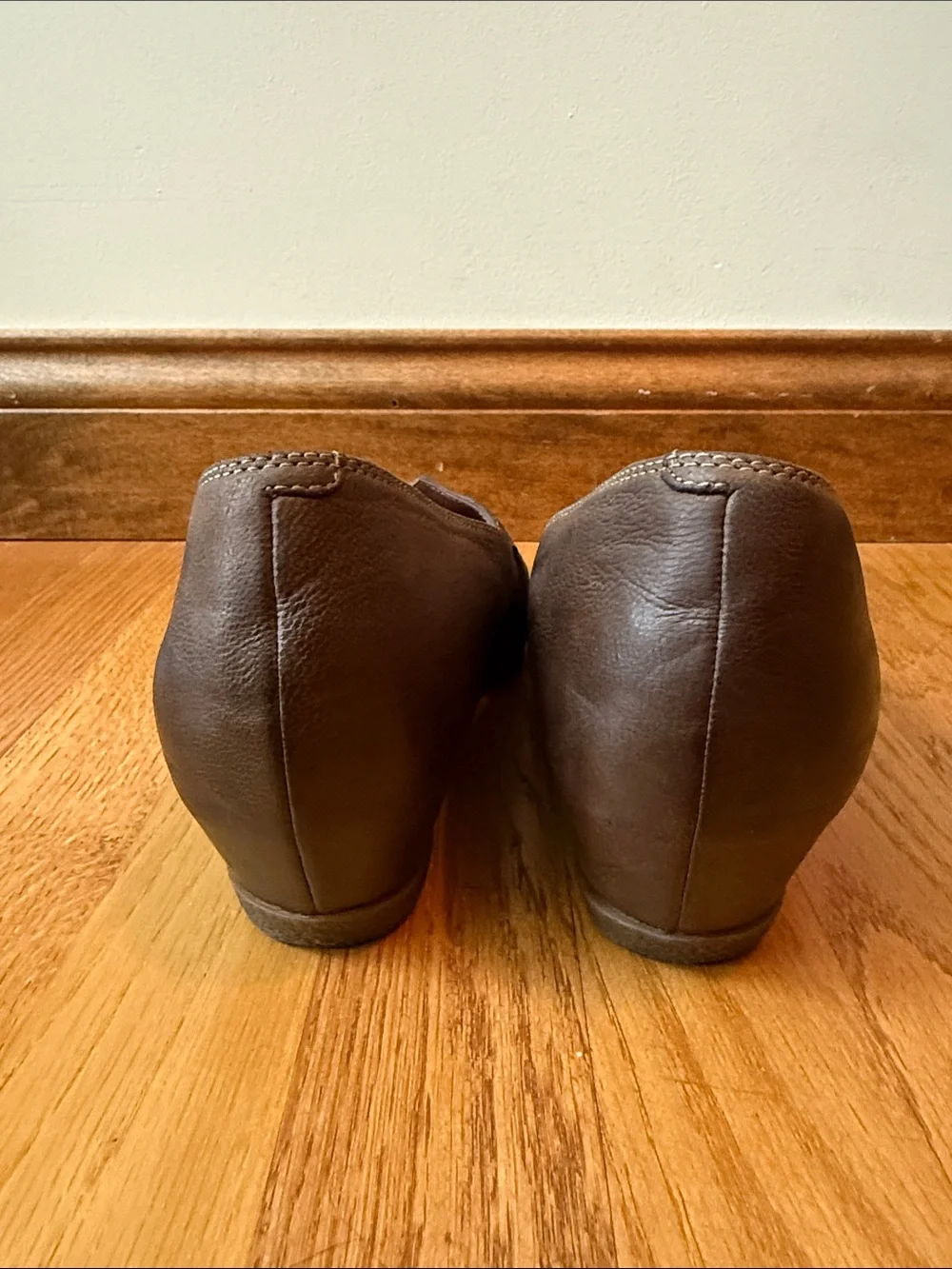 Dansko Liliana Nubuck Leather Wedge Loafer Removable Contoured FB EU40 US 9.5-10